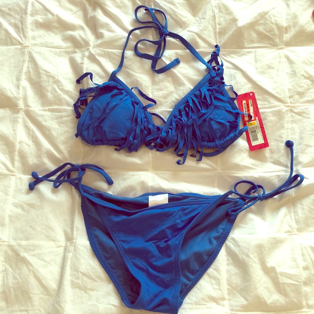 Royal blue Xhilaration bikini, never worn